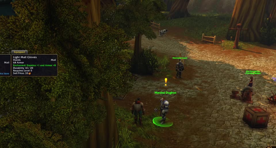 Marshal Dughan in Elwynn Forest, where you pick up this quest