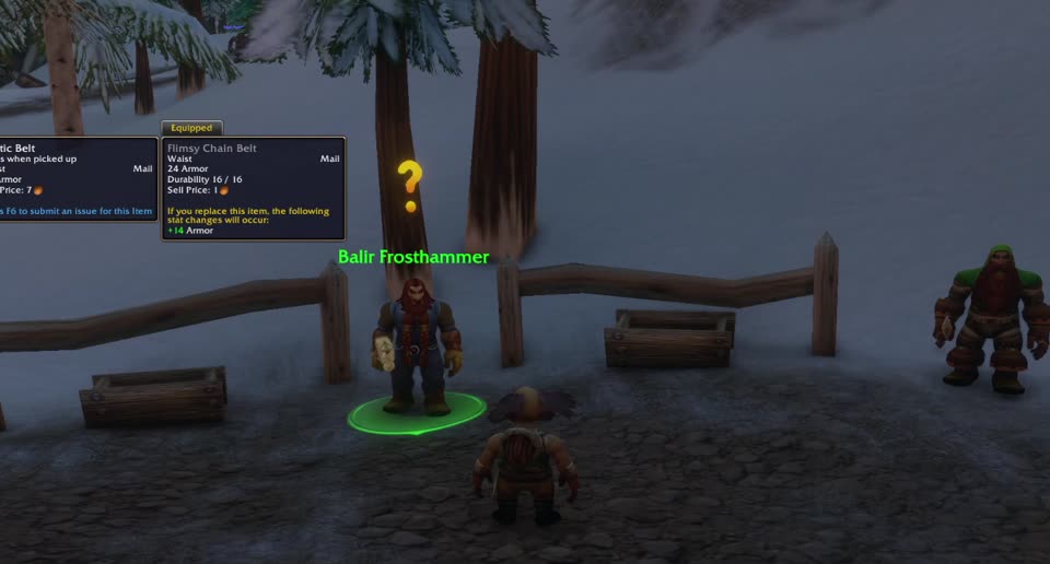 Balir Frosthammer in Dun Morogh, where you turn in this quest