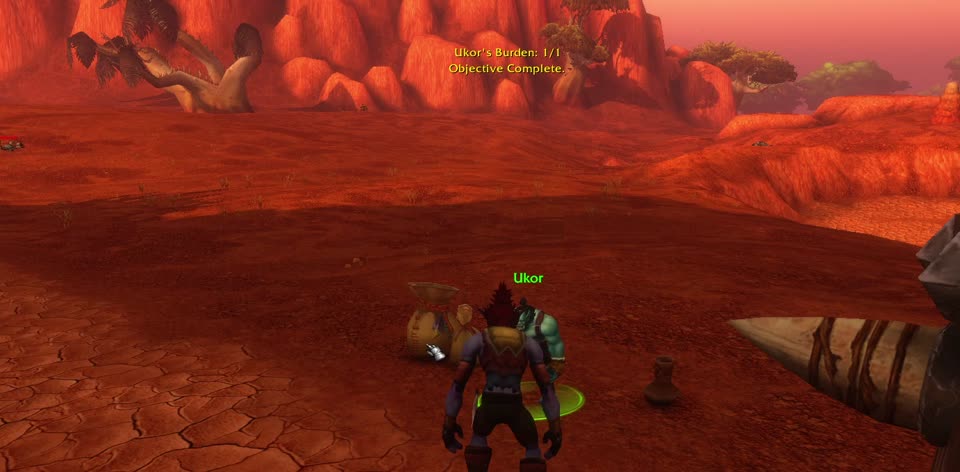 Ukor in Durotar, where you pick up this quest