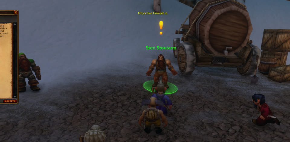 Sten Stoutarm in Dun Morogh, where you pick up this quest