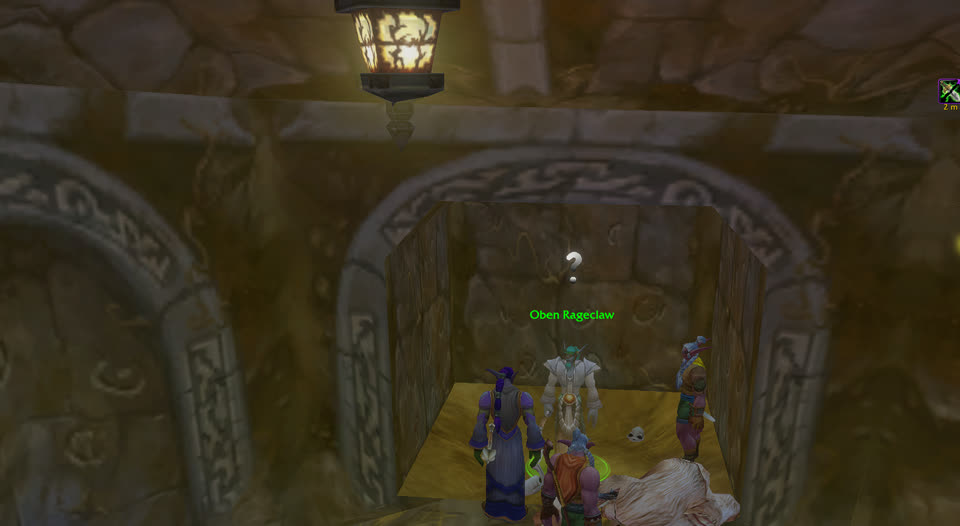Oben Rageclaw in Teldrassil, where you pick up this quest