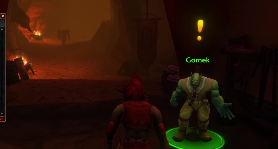 Gornek in Durotar, where you pick up this quest