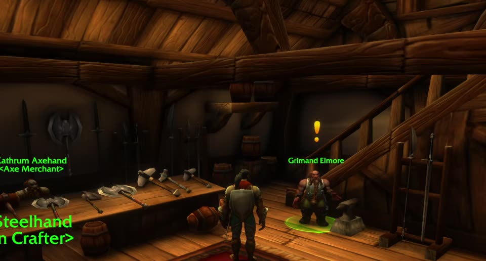 Grimand Elmore in Stormwind City, where you pick up this quest