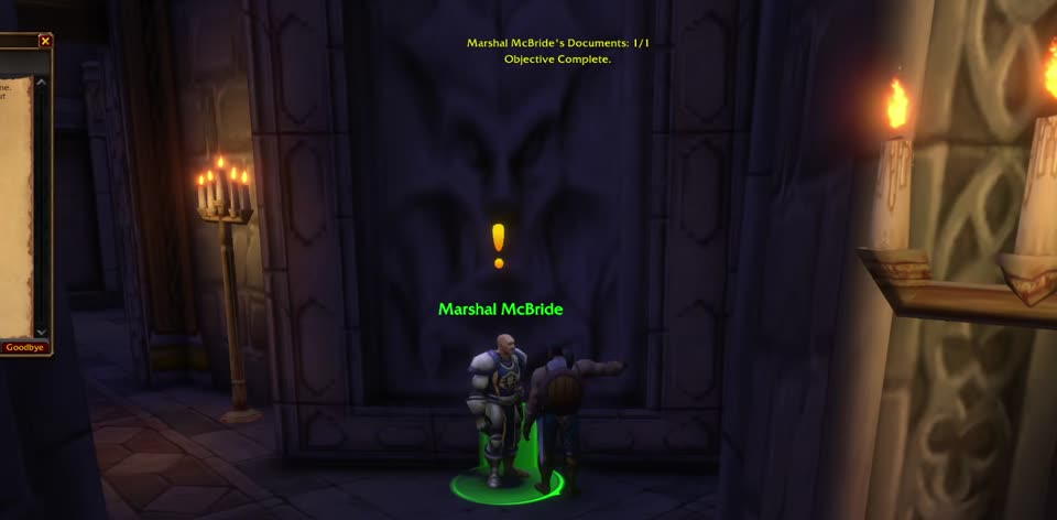 Marshal McBride in Elwynn Forest, where you pick up this quest