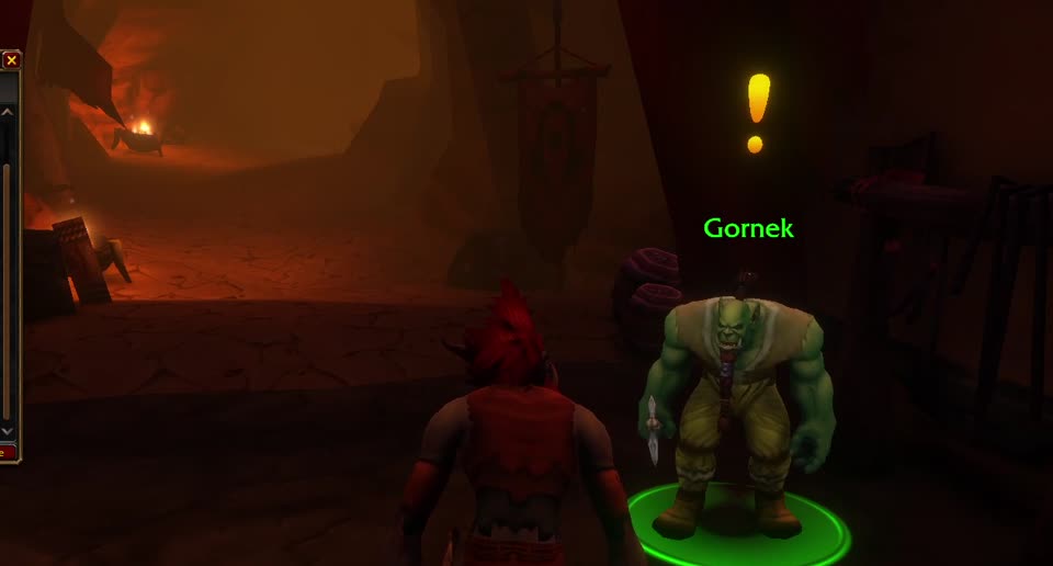 Gornek in Durotar, where you pick up this quest