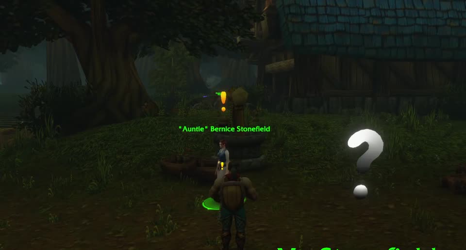"Auntie" Bernice Stonefield in Elwynn Forest, where you pick up this quest