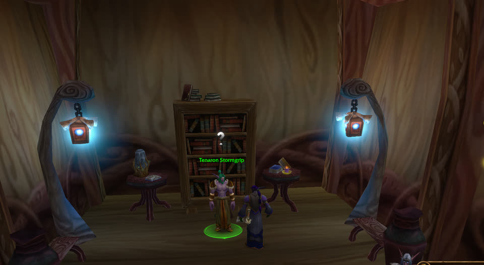 Tenaron Stormgrip in Teldrassil, where you pick up this quest