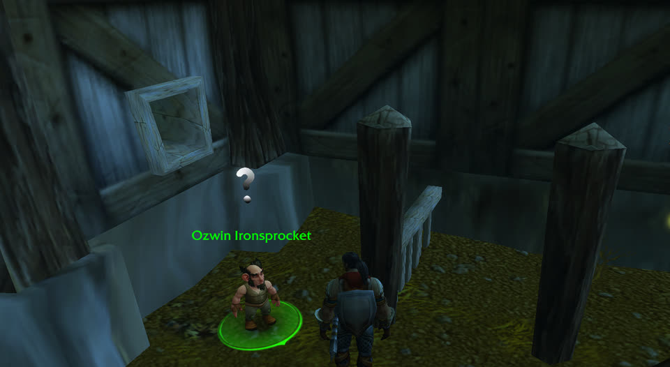 Ozwin Ironsprocket in Westfall, where you pick up this quest