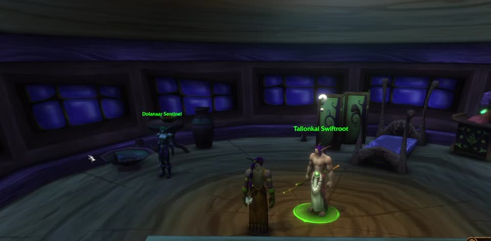 Tallonkai Swiftroot in Teldrassil, where you pick up this quest