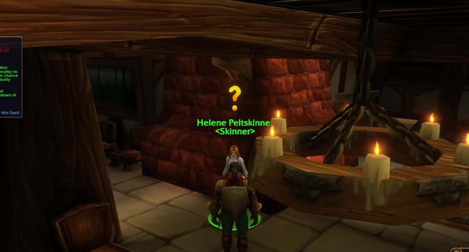 Helene Peltskinner in Elwynn Forest, where you turn in this quest