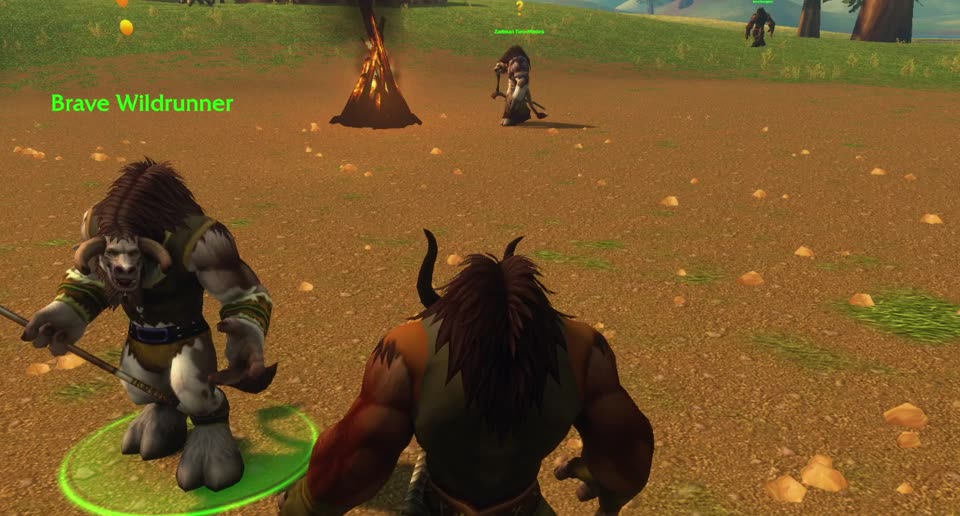 Brave Wildrunner in Mulgore, where you pick up this quest